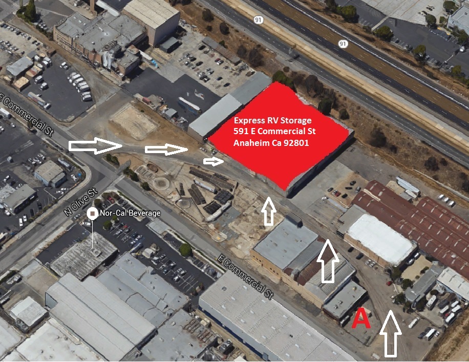 RV Storage Map